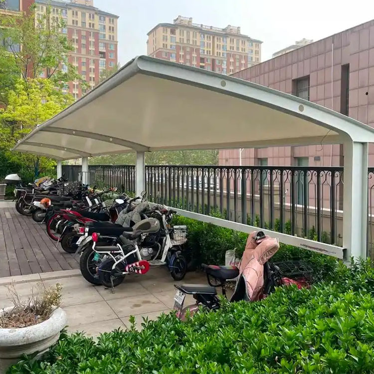 南召县膜结构电动车棚